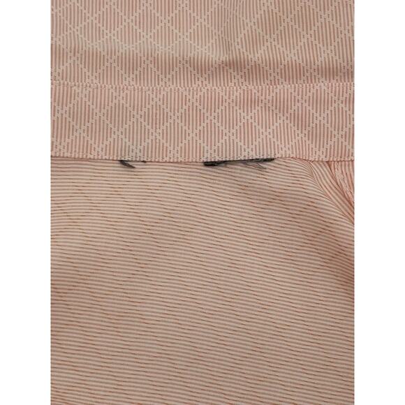 Shell Pink Button-up Long Sleeve Blouse with French Cuffs - Picture 5 of 8